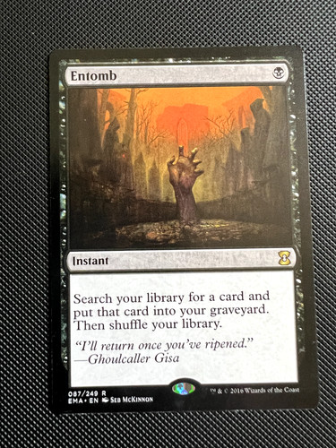 Entomb eternal masters mtg - eternal, nm