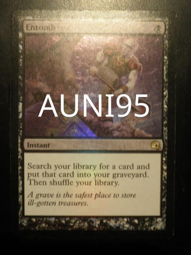 Mtg magic entomb - entomb, foil