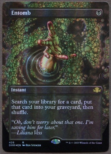 Mtg entomb 426 borderless - mtg,