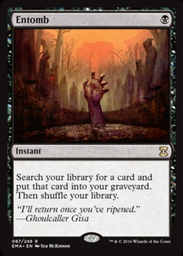 Mtg entomb gioco luce - mtg, entomb,