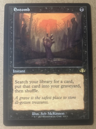 Entomb dominaria - entomb,