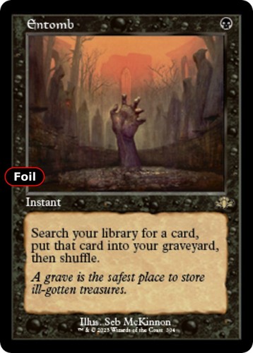 Foil entomb - (telaio,