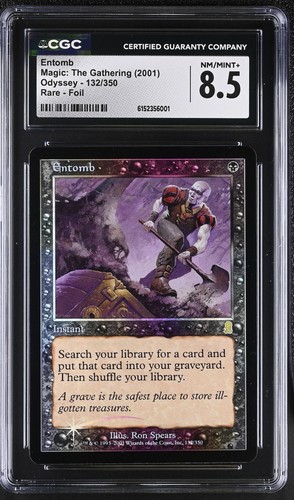 Entomb odyssey foil rara cgc - foil,