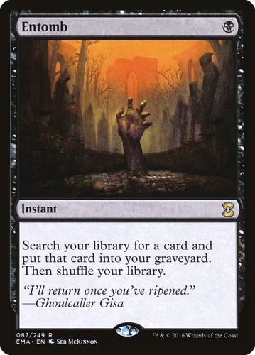 Mtg entomb eternal masters - mtg,
