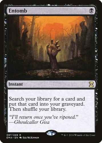 Mtg entomb seppellire - -,