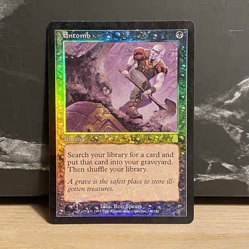 Entomb foil odyssey magic - entomb, the