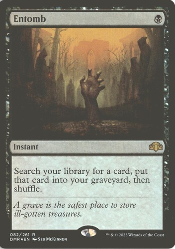 Mtg entomb foil - mtg, rara