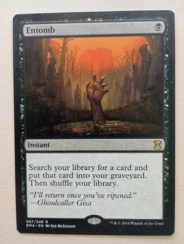 Entomb mtg eternal masters - mtg,