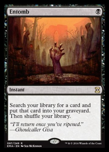 Mtg entomb inglese - mtg, quasi