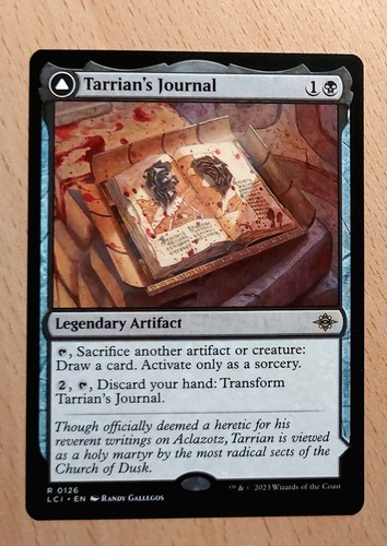 Mtg magic tarrian journal - mtg,